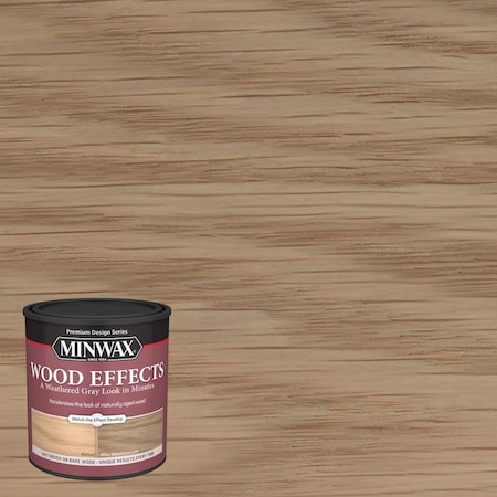 Polycrylic Minwax Wood Effects Semi-Transparent Weathered Gray Weathered Wood Accelerator 1 qt 402140000